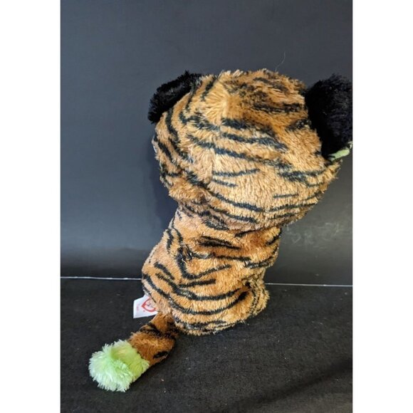 TY Beanie Boos TIGGY the Brown Striped Tiger (6 Inch plush stuffed animal toy - Picture 2 of 8